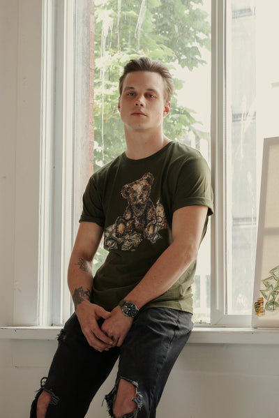 Milli the Bear T Shirt - Green